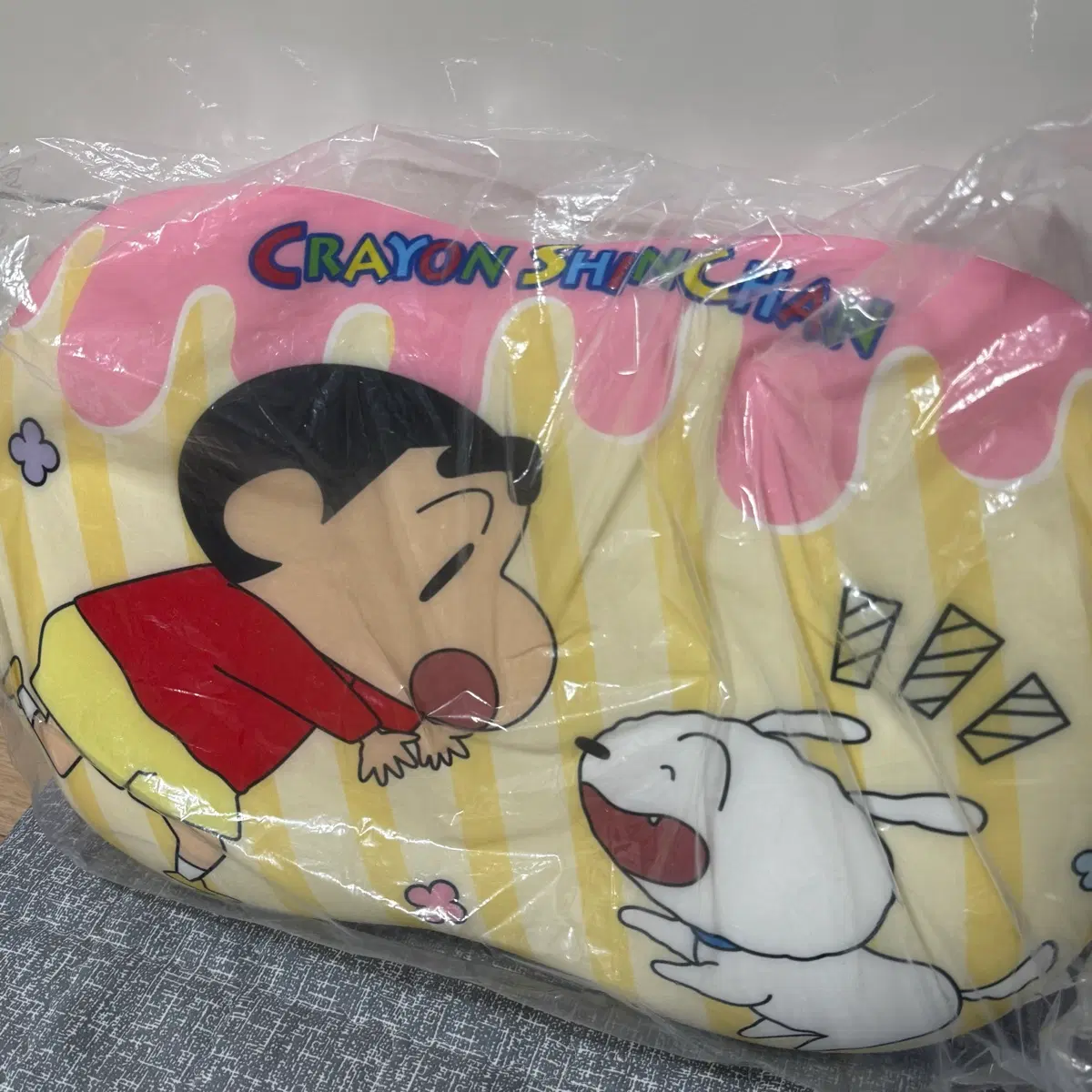 짱구는 못말려 짱구 흰둥이 메모리폼 베개 쿠션
