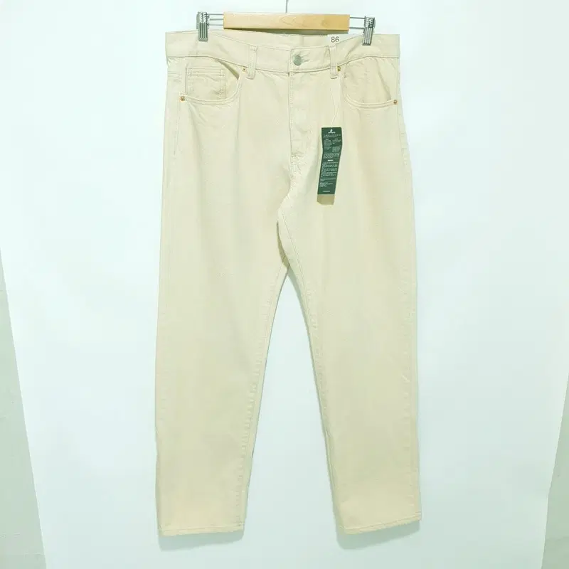 에잇세컨즈 스트레이트 아이보리 데님 팬츠 34_M2961