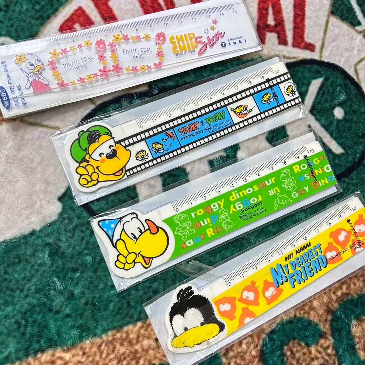 고전문구 바른손 칩칩스타 모닝글로리 리꼬모 두비 자