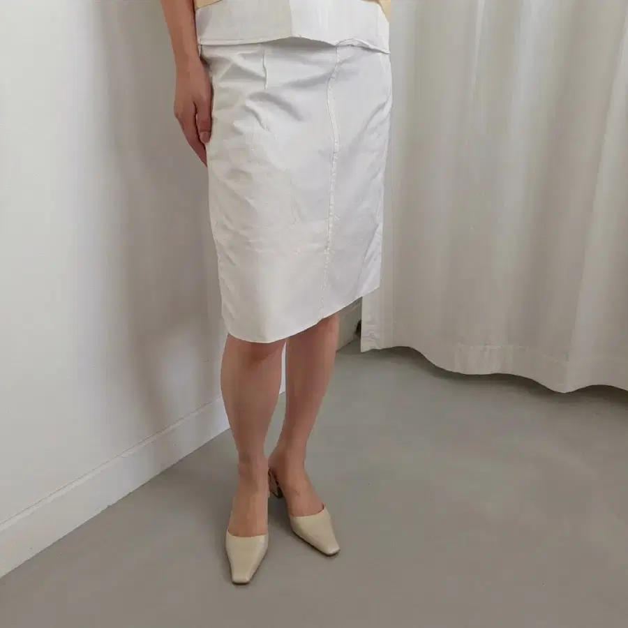 Jil Sander 질샌더 미디 스커트 ( 36 )