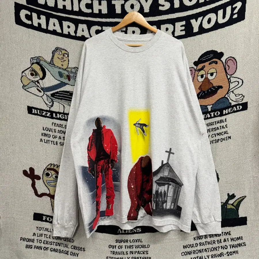 [3XL] trpt 칸예웨스트 Donda 빅사이즈 롱슬리브 티셔츠