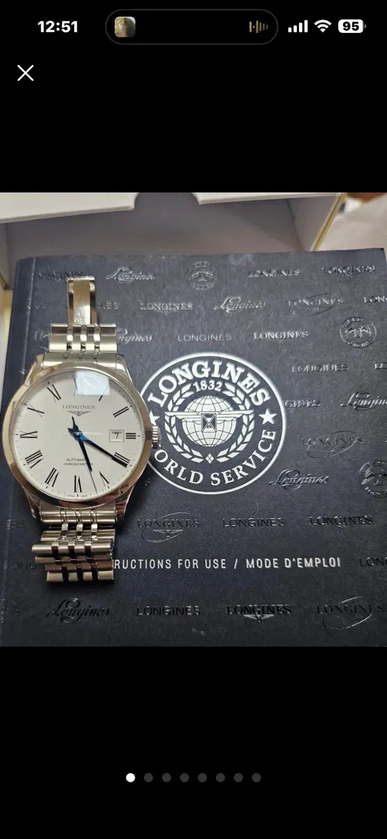 론진레코드 크로노미터40mm