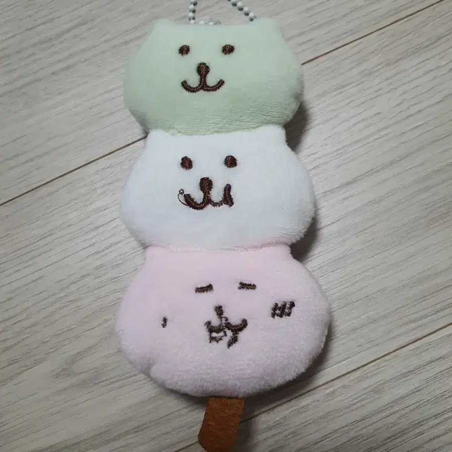 농담곰 떡 키링 민트 화이트 핑크