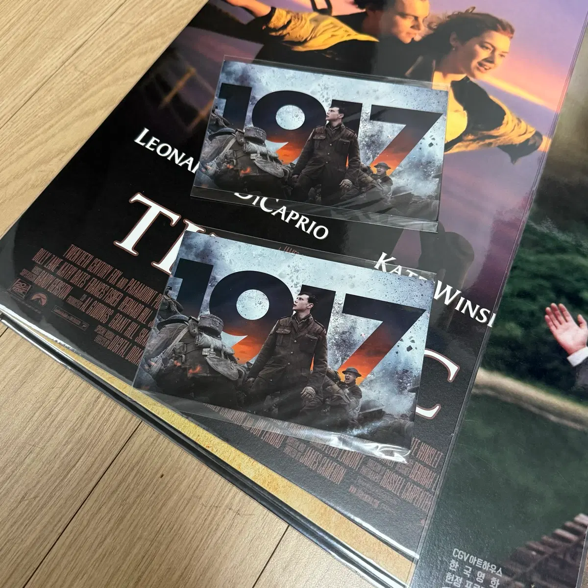 1917 CGV 별관 특전 엽서 포스터 샘멘데스영화굿즈 실링왁스도장세트