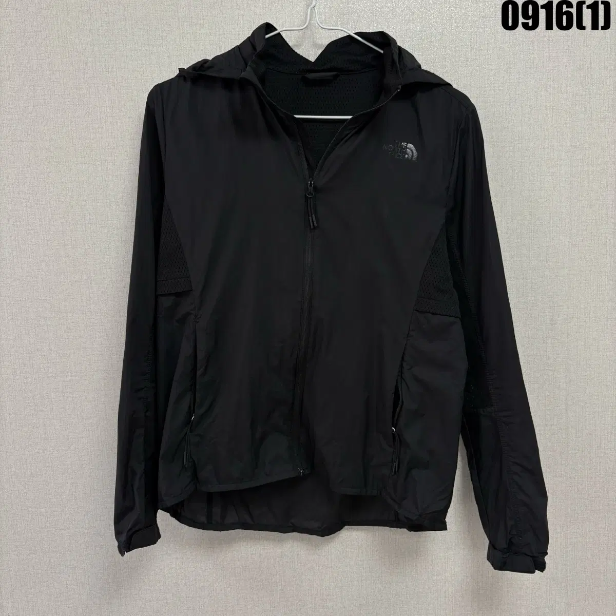 노스페이스 바람막이 자켓 블랙 85