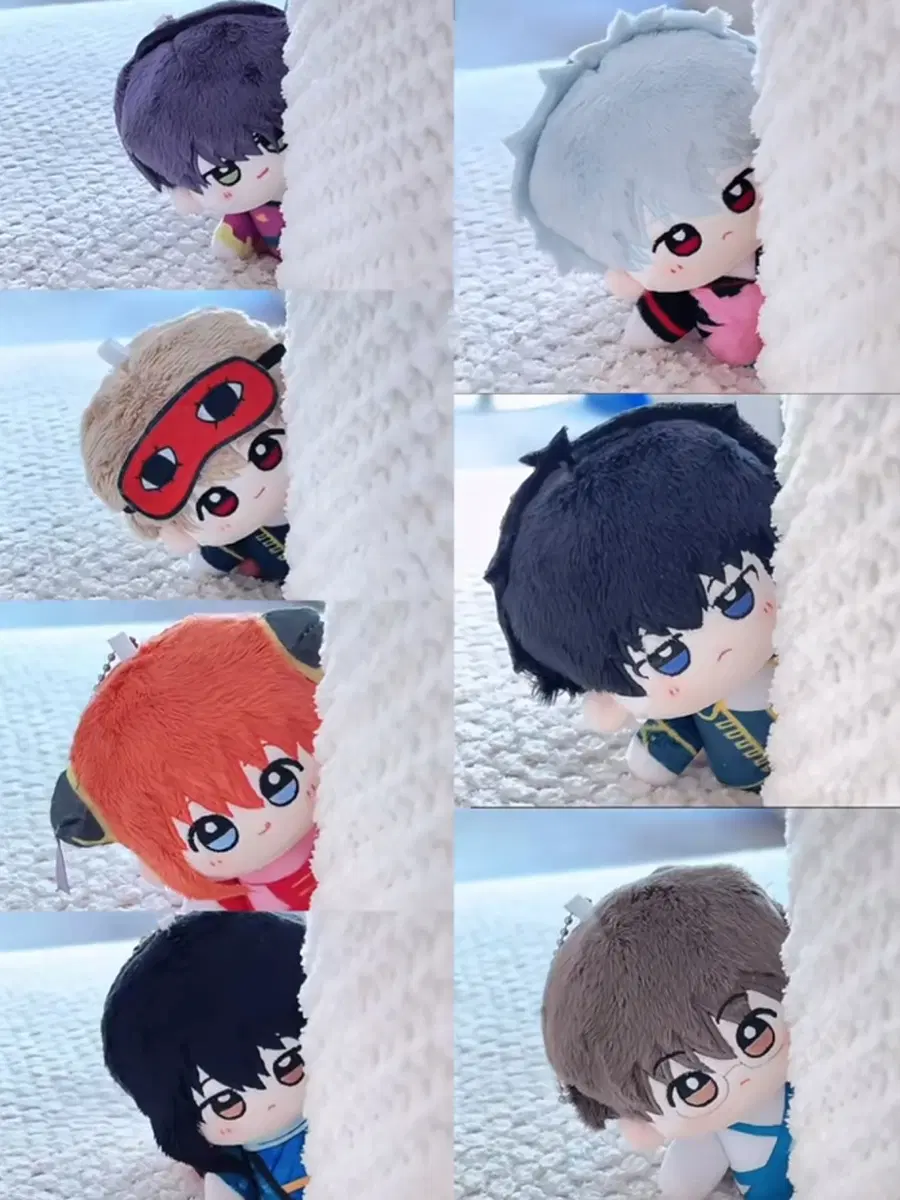 은혼 긴토키 카구라 신파치 카츠라 10cm 솜인형 비공식