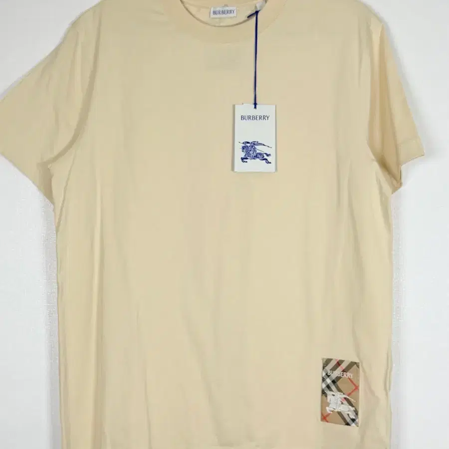 버버리 Burberry Check/EKD Patch Tee