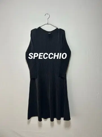 SPECCHIO 스페치오 셔틀 플리츠 플레어 원피스 40