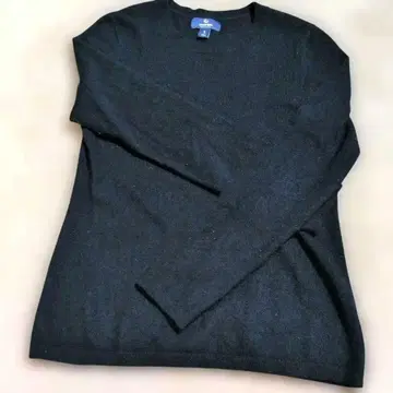 LANDS' END 캐시미어 100% 크루넥 니트 블랙 S