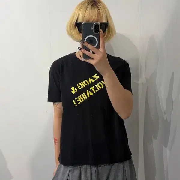 S 쟈딕앤볼테르 블랙 반팔 티셔츠
