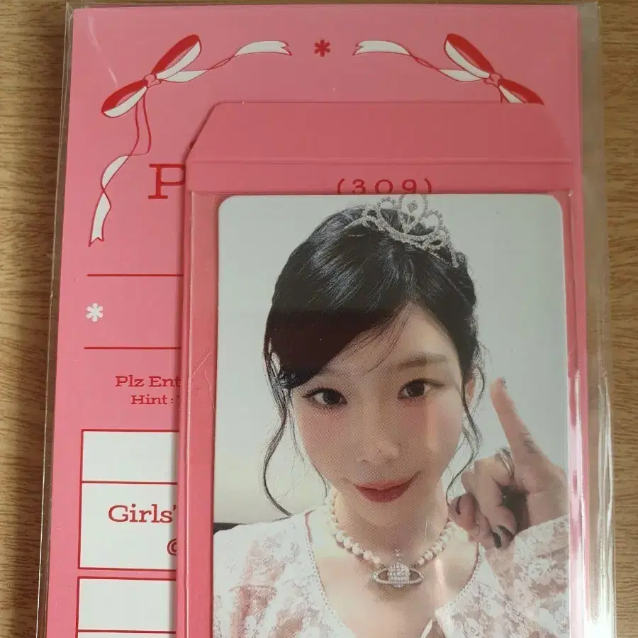 소녀시대 생일 포카 태연