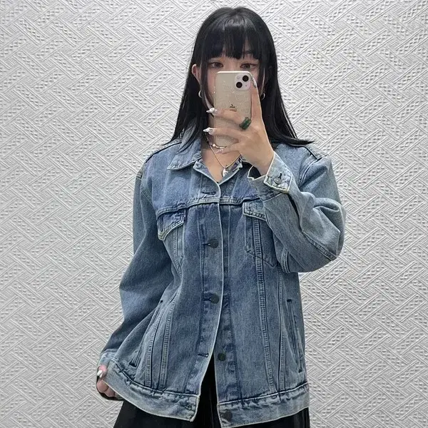 리바이스 웨스턴 빈티지 트러커 워싱 데님 자켓 M C14844