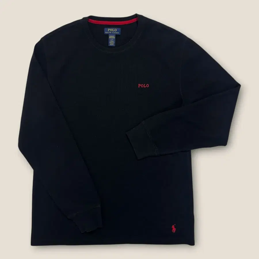 폴로랄프로렌 와플 써멀 티셔츠 L