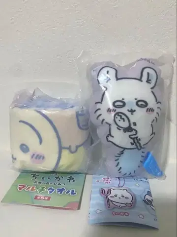 영화 치이카와 쿠션 마스코트 (모몽가) & 멀티 타월 (노래 작전) 세트