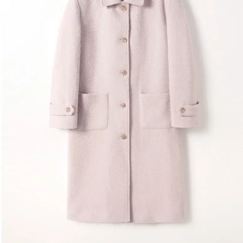 (새상품)르베인 부클 롱코트 boucle long coat