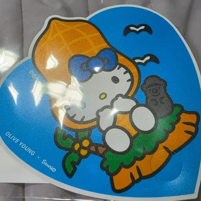 올리브영 올영 헬로키티 부채 우도 산리오