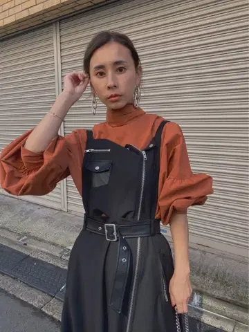 새상품급 ameri vintage 아메리 라이더스 살로펫 원피스