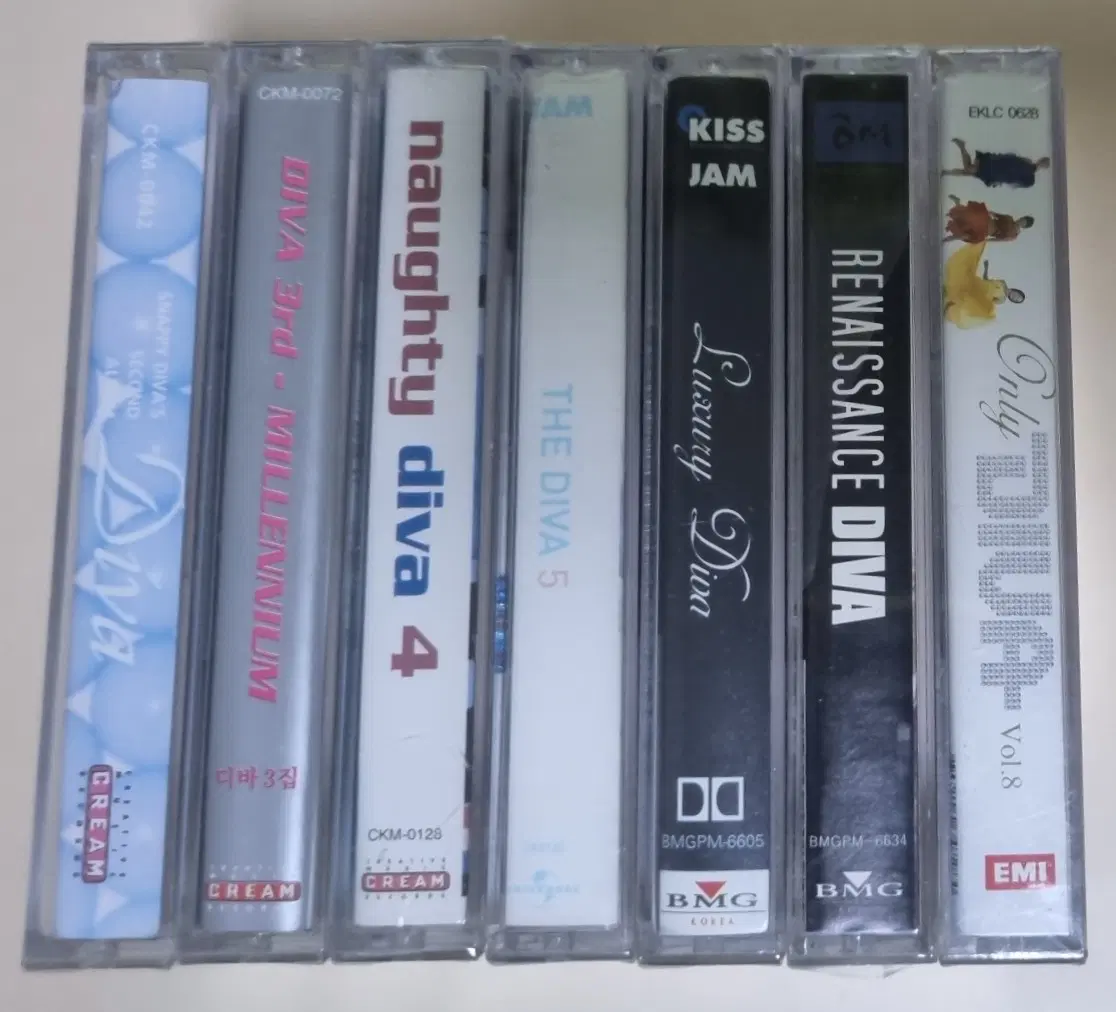 디바 2-8집 / 7TAPE (미개봉 카세트테이프)