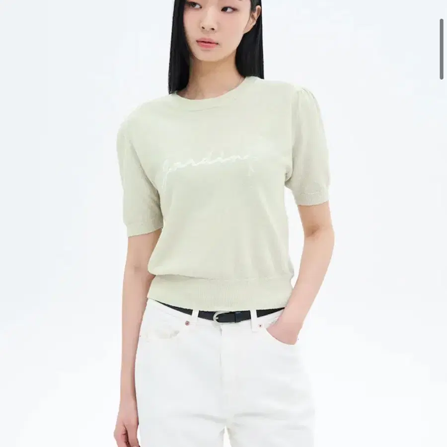 에잇세컨즈 반팔 니트