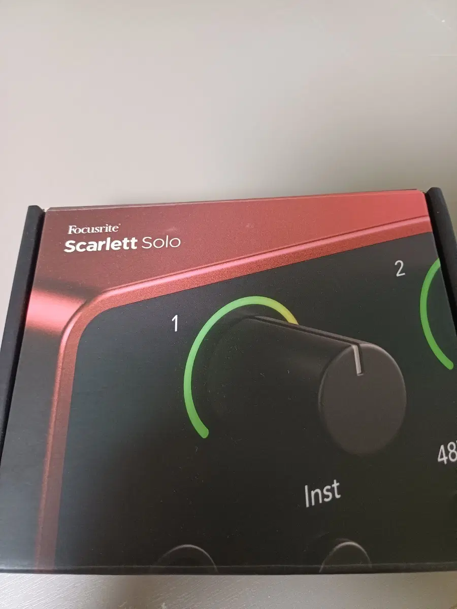 마이크 세트 포커스라이트 Scarlett Solo 오디오 인터페이스4세대