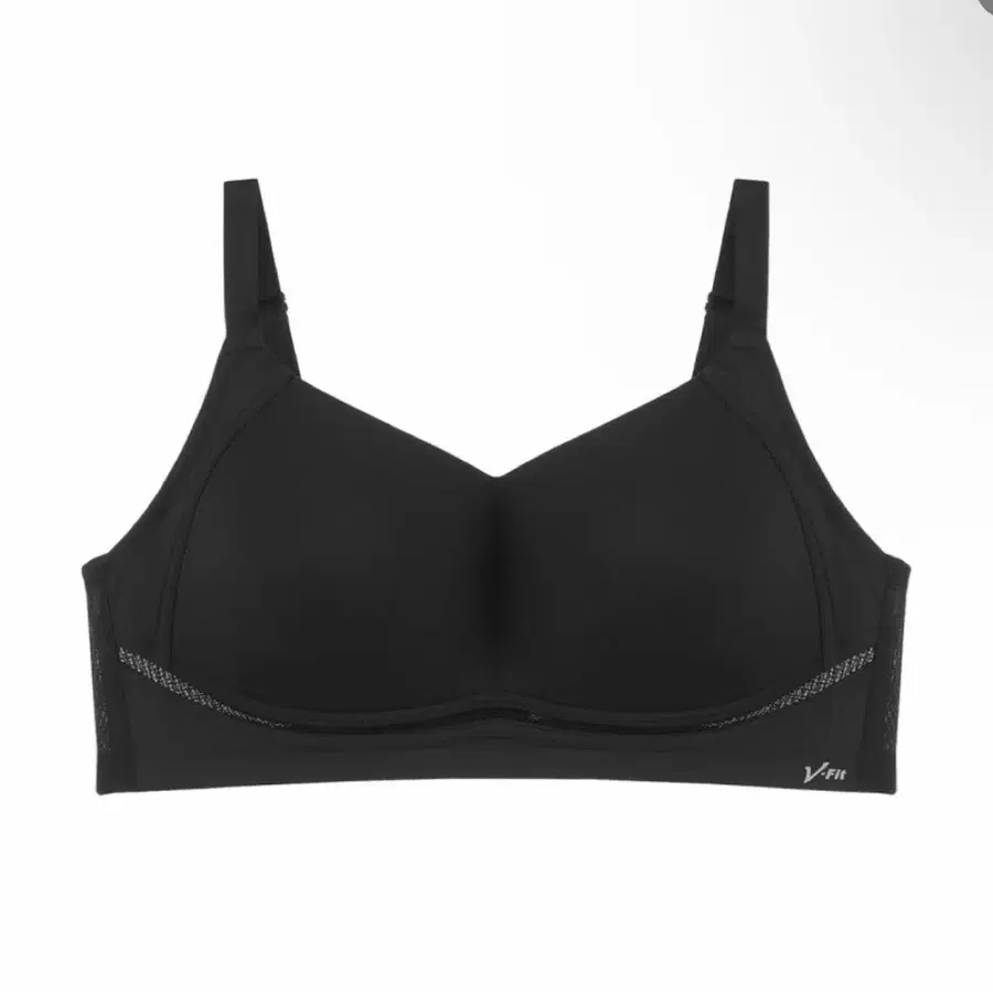 VENUS 직조 몰드 커버리지 노와이어 브라 70E 블랙