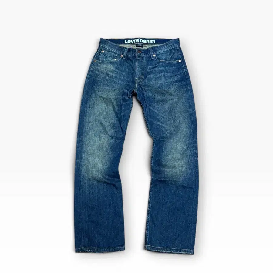 levis 523 중청 워싱 데님팬츠