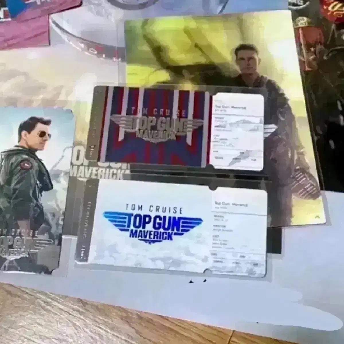 탑건 매버릭 스페셜티켓 씨네큐특전 아트카드 오리지널티켓 아이맥스A3포스터