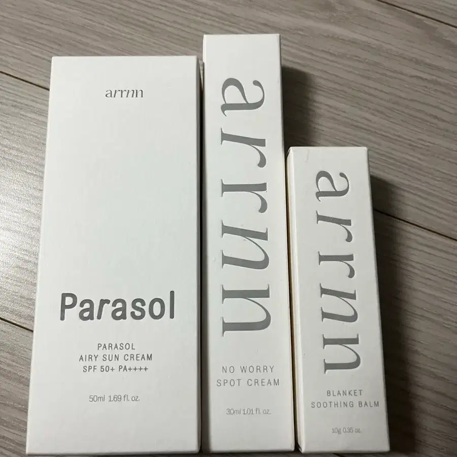 일괄)아른 스팟크림, 수딩밤,파라솔 에어리 선크림