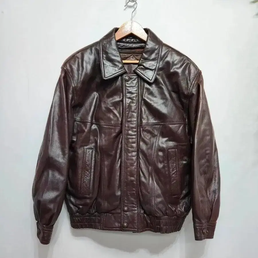 90s 코오롱상사 맨스타 밍크배색 양가죽 자켓