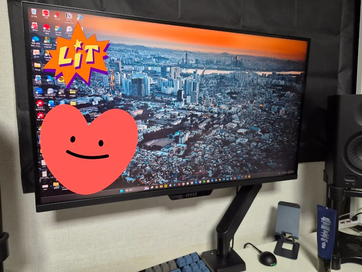 MSI 27인치 4K 160hz (fhd 320hz 듀얼모드) 모니터