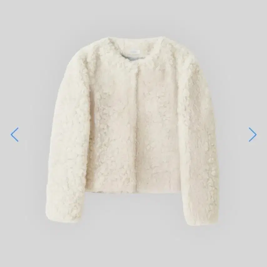 타낫 25ver. Nua fur jacket (ivory)