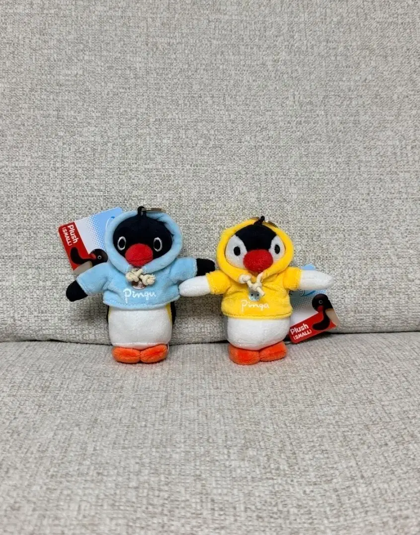 정품 핑구 프렌즈 후드 키링 10cm 인형