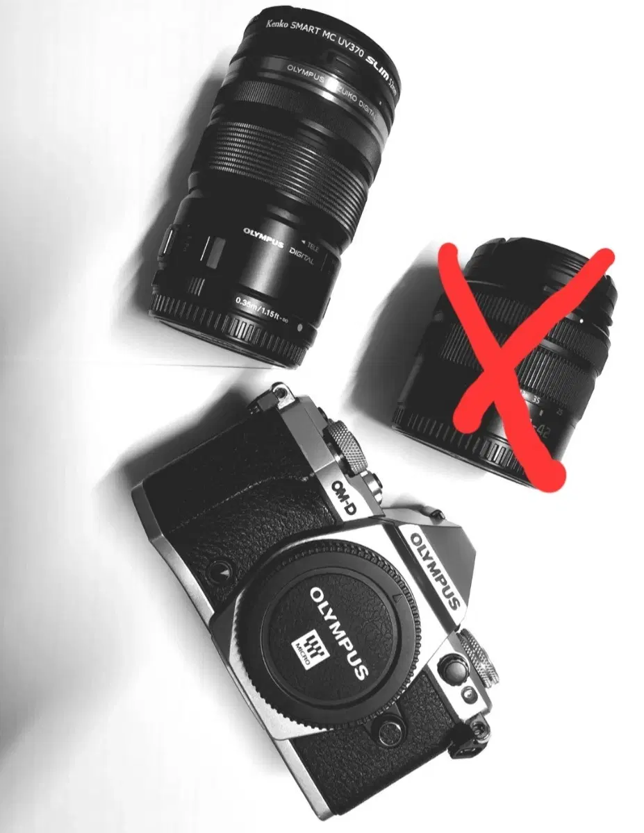 올림푸스 OM-D E-M5 Mark II 카메라 + 12-50mm