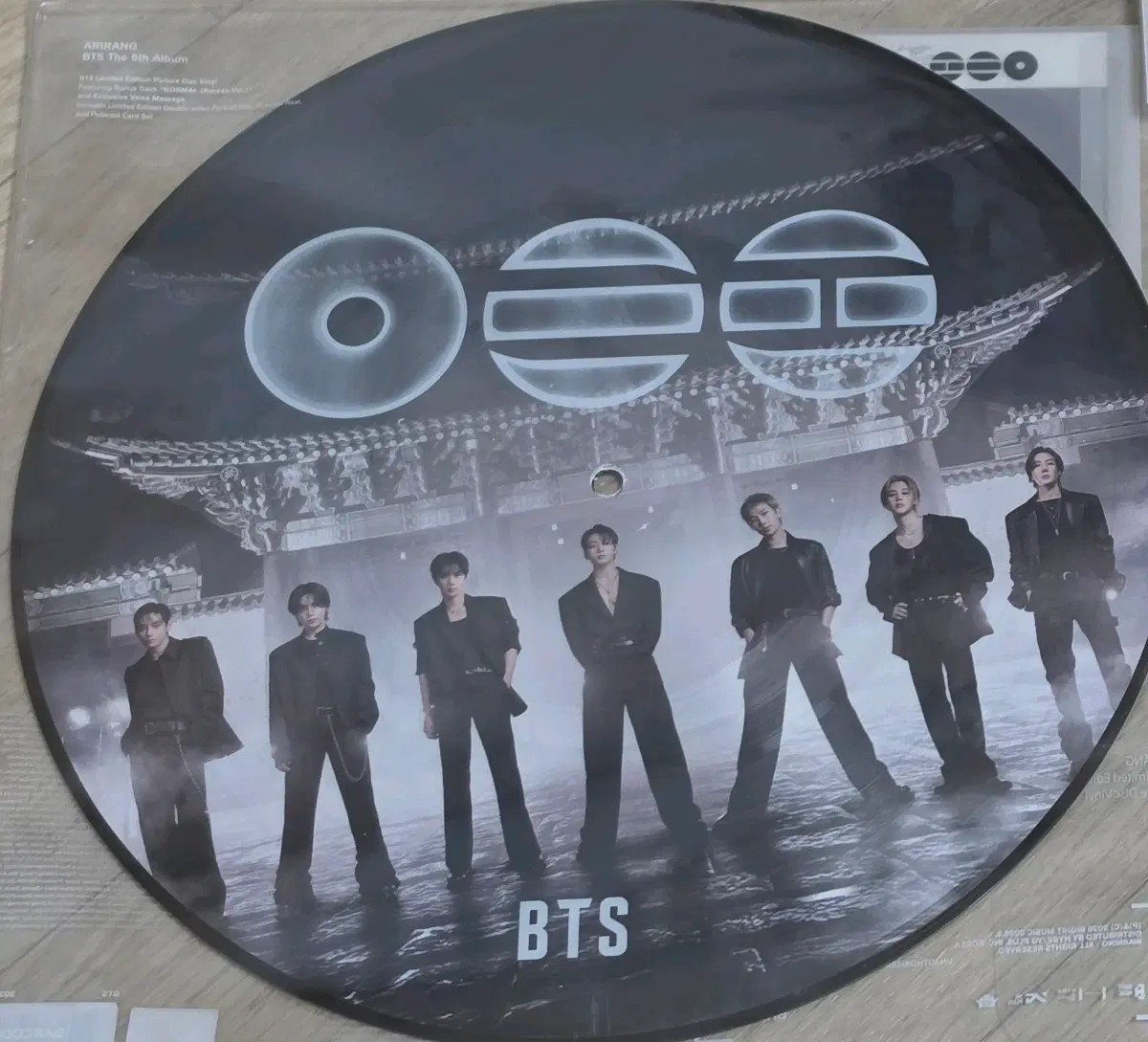 BTS ARIRANG 613 LP 한정판 613 LP 폴라로이드 카드 포함 (613 Limited Edition Picture Disc Vinyl)
