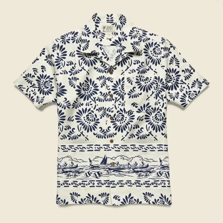 rrl 더블알엘 린넨 캠프셔츠 XXL