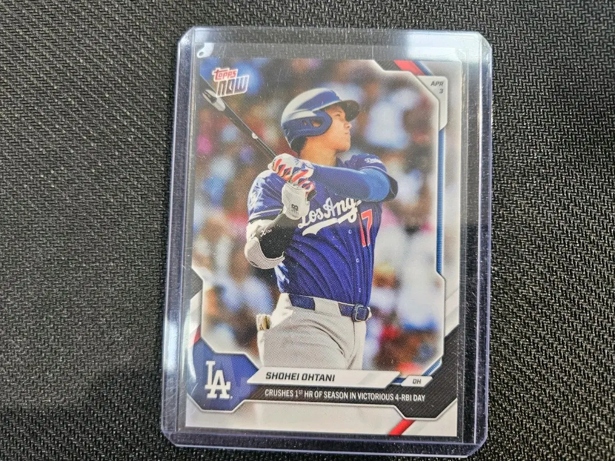 오타니 2026 Topps Now 시즌 1호 홈런 기념
