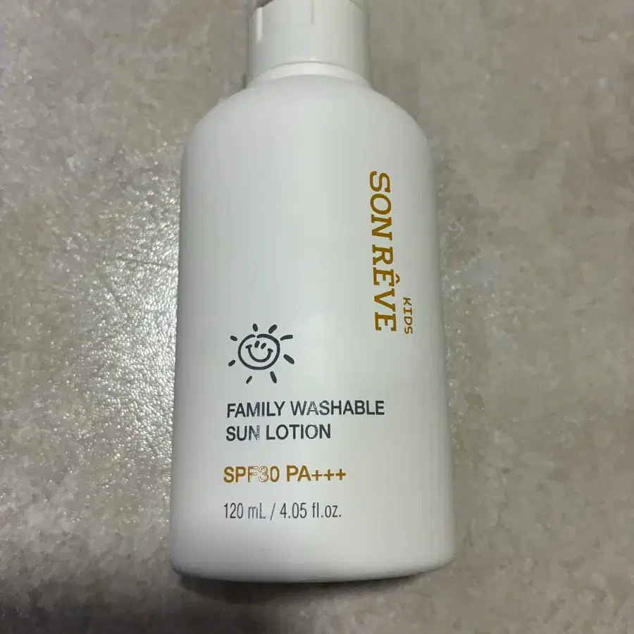 쏭레브 키즈 패밀리 워셔블 썬로션 120ml 아기 유아 선크림 선로션
