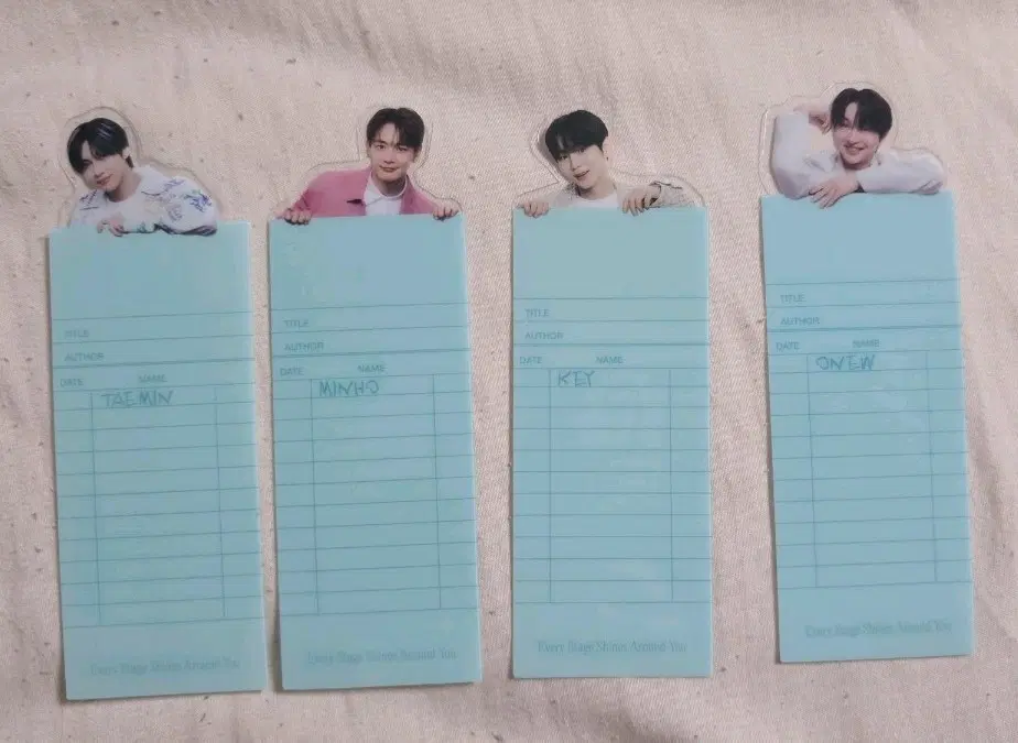 샤이니 콘서트 오이콘 ESSAY 디지털코드 책갈피 일괄