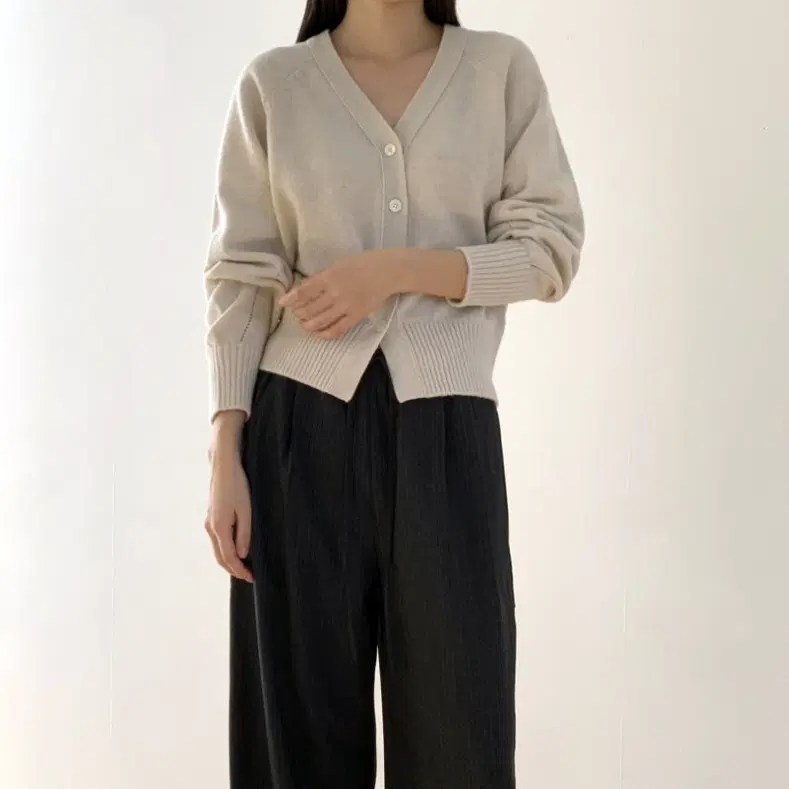 헬베티카(helvetica) 베이비알파카 니트가디건 프리사이즈 새상품