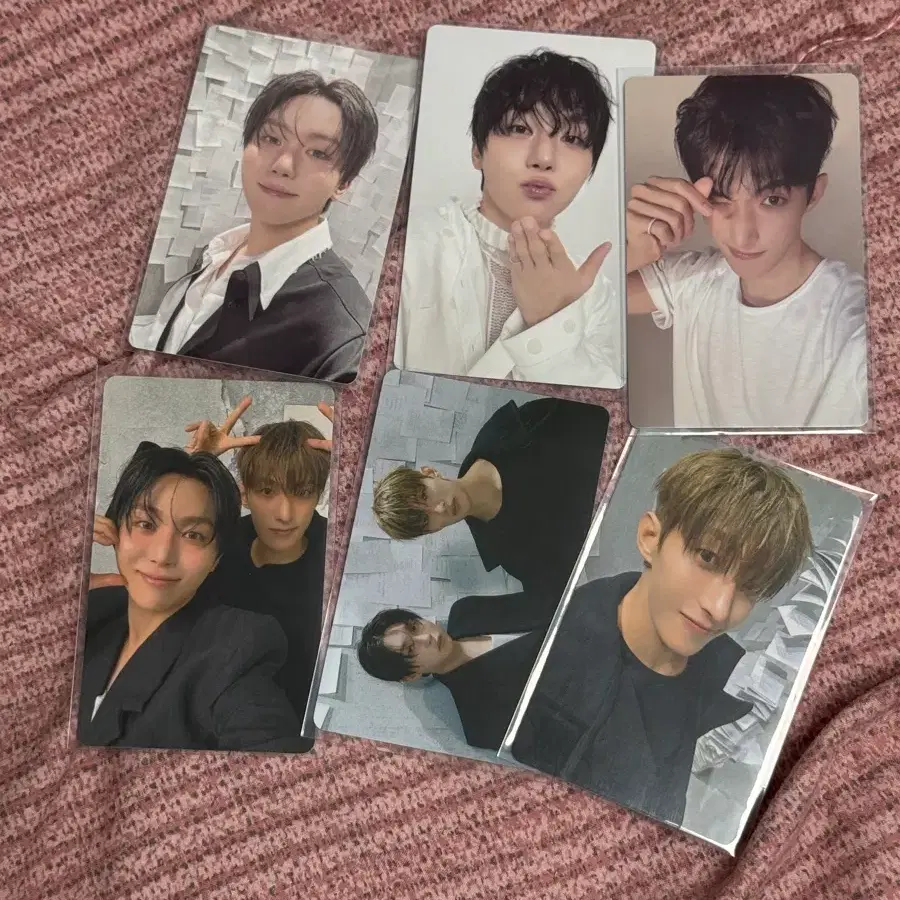도겸,승관 개봉앨범+포토카드