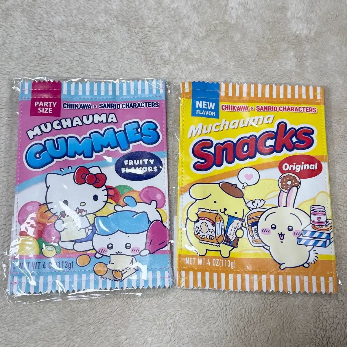치이카와 x 산리오 파우치 2종