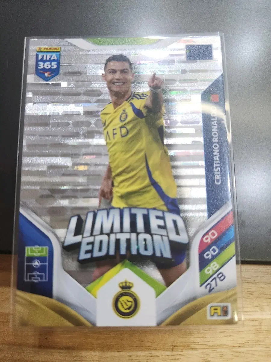 파니니 FIFA 365 크리스티아누 호날두 리미티드 에디션 카드