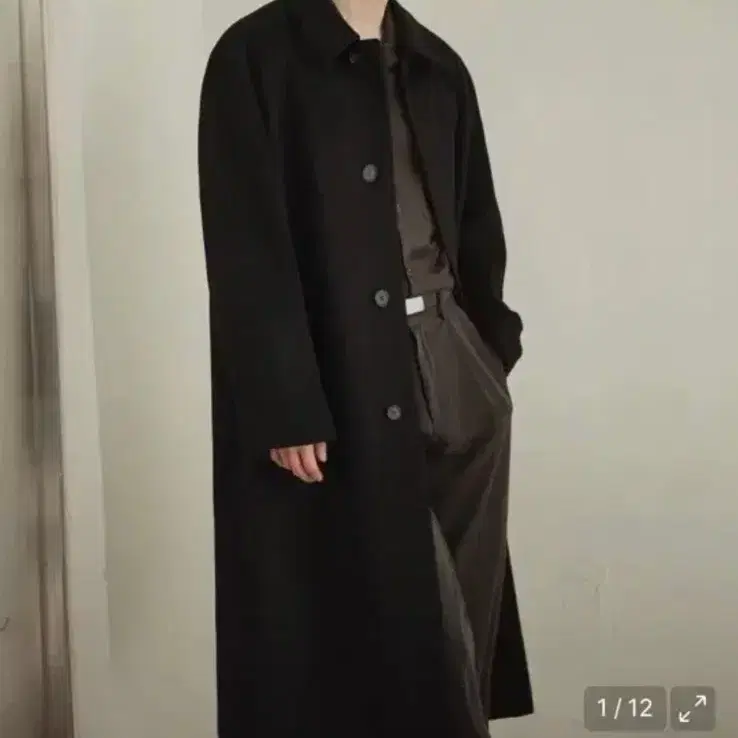 드로우핏 퓨어 캐시미어 발마칸 코트 XL