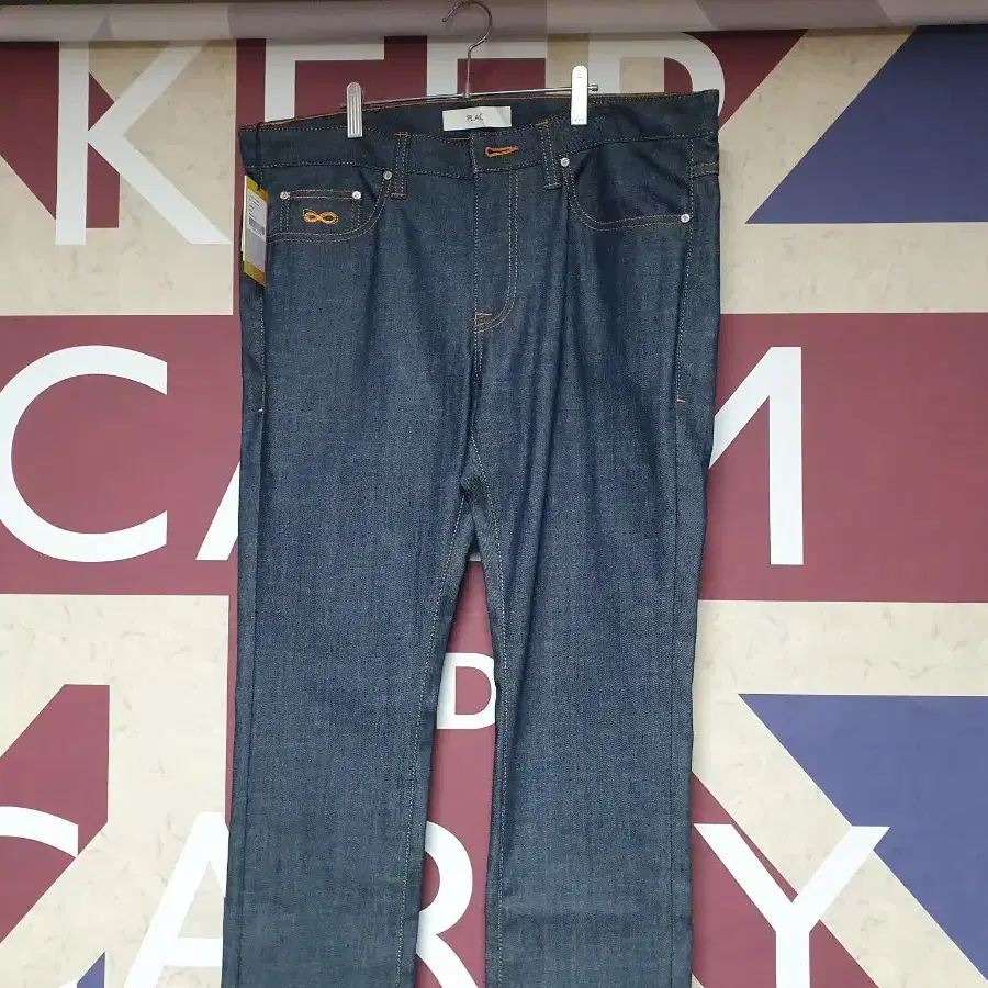 PLAC Jeans 플랙진 청바지 슬랜더 로우 인디고 데님 36 사이즈