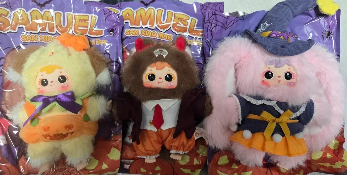 사무엘 할로윈 (마녀,늑대,호박)