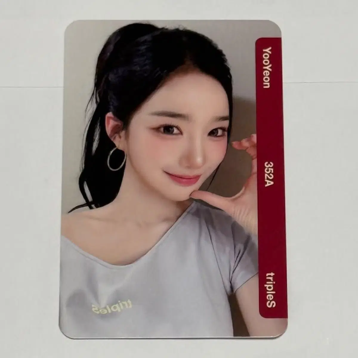 트리플에스 김유연 일본팬클럽 aa352 미스캔 양도 실물 디지털