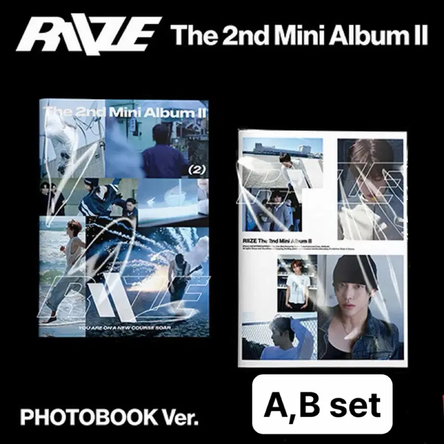 라이즈 미니 2집 [II] Photobook Ver(A,B버전set구성)