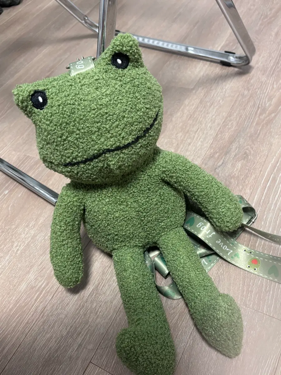 개구리 인형 백팩 가방