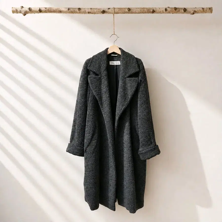 막스마라(MaxMara) 알파카 블렌드 롱 코트 it 42사이즈