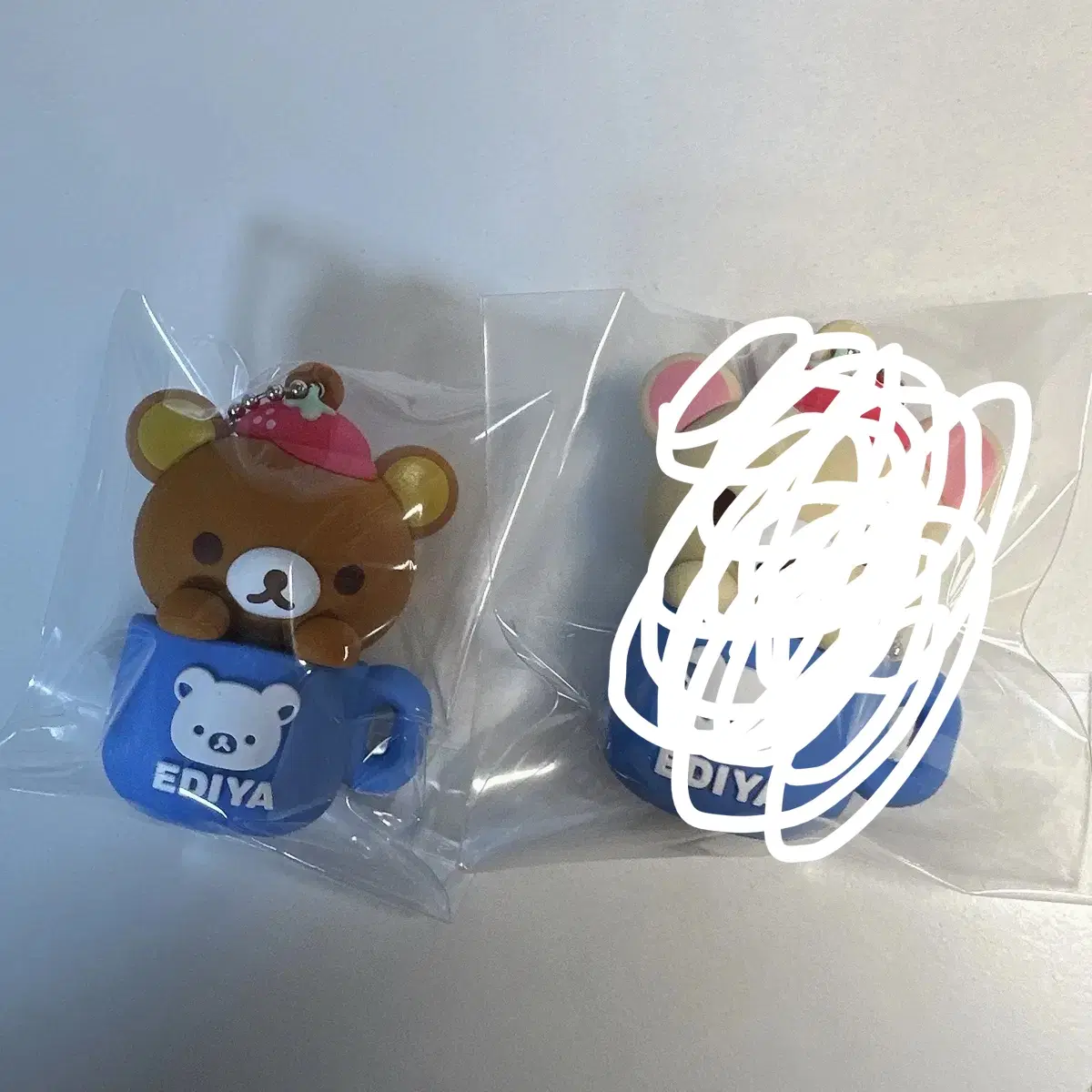 이디야 리락쿠마 키링 자석 피규어 마그넷 산엑스 콜라보